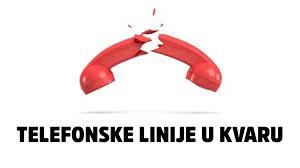 OBAVIJEST O NEDOSTUPNOSTI FIKSNE LINIJE